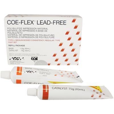 GC Coe-Flex Fast Set Regular Body Lead-Free Rubber Base Impression Material, Refill GC Coe-Flex Fast Set Regular Body Lead-Free Rubber Base Impression Material, Refill